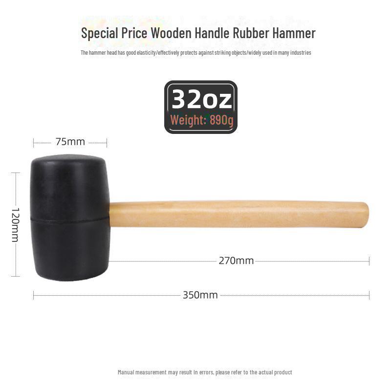 "Conjunto de martelos multifuncionais: Borracha, Madeira, Plástico, Pequeno, Esfregar, Tambor Oco, Martelos de Piso"