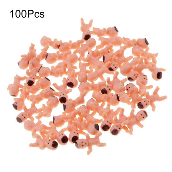 Plastic Babies Set for Baby Shower Games 1 Inch Mini Babies Figurines