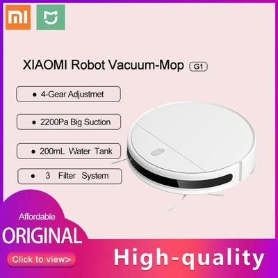 Xiaomi Aspirapolvere Robot Lavapavimenti MIJIA Mi G1 per casa senza fili Lavaggio Aspirazione ciclonica 2200PA Intelligente Pianificato WIFI