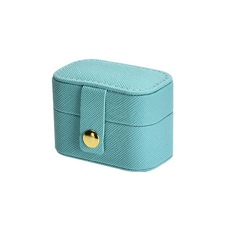 1/2 Stück Mini Tragbare Kleine Schmuckschatulle für Frauen Aufbewahrung von Schmuck Ringhalter Schmuckaussteller Organizer Displaybox SSH03