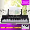 61-Key Piano Digital Music Electronic Keyboard Portable Professional Big Musical Keyboard Synthesizer Instrument Educational