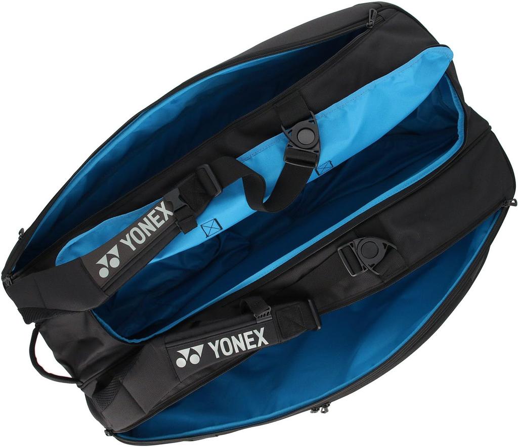 Tennis Badminton Racket Bag Can Hold 9 Racquets Black [YONEX]