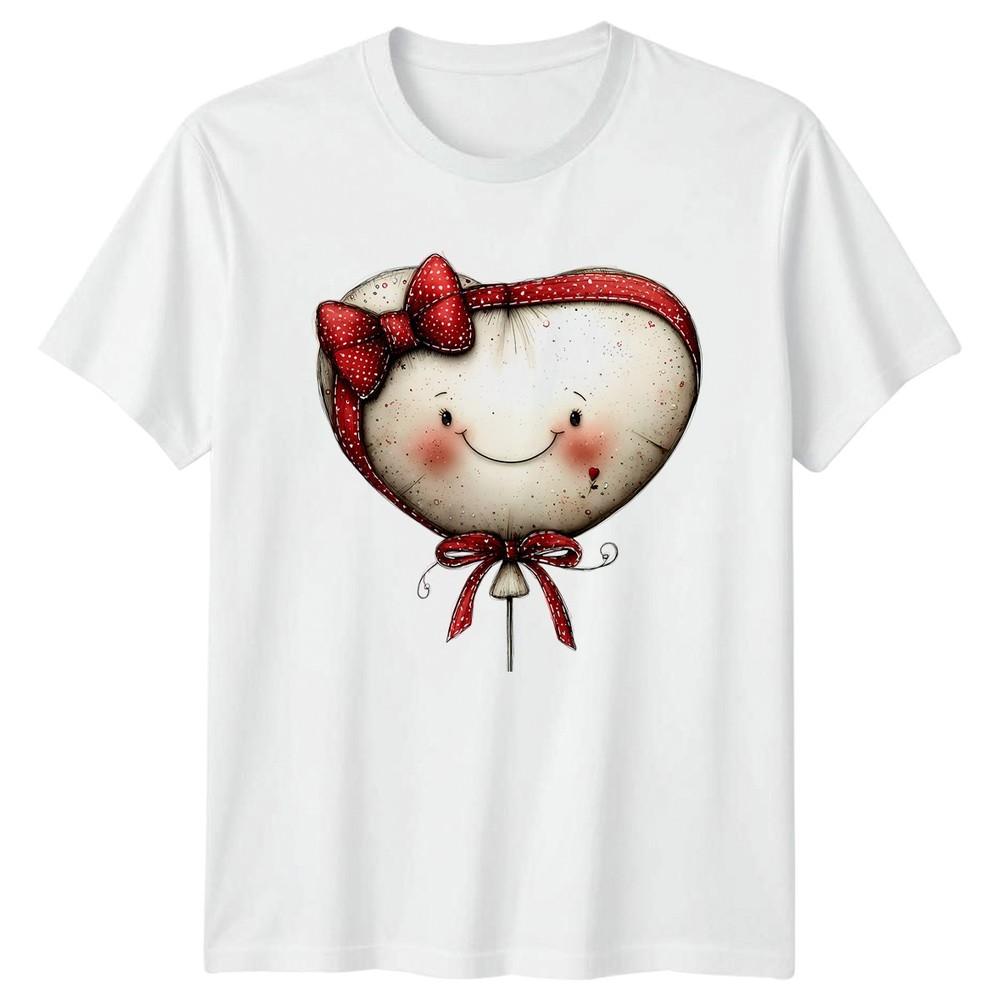 Heart Balloon Valentines Day Unisexs TShirt Unisexs Tee Graphic Unisex Top S