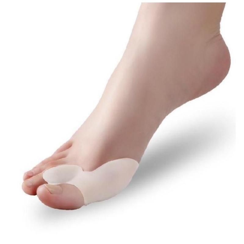 1pair Gel Foot Massage Bunion Corrector Bone Big Toe Protector Straightener Toe Spreader Pedicure