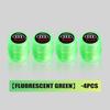 For Hot Car Wheel Luminous Valve Caps Night Glowing Tire Decoration Stem Cove Accessories TT A1 A2 ABT Quattro SLINE RS A3 A4