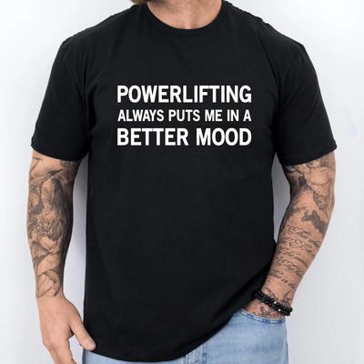 Powerlifting T Shirt Powerlifter S Unisexs Vintage Casual Designer Clothes Comfortable Stretched Slightly