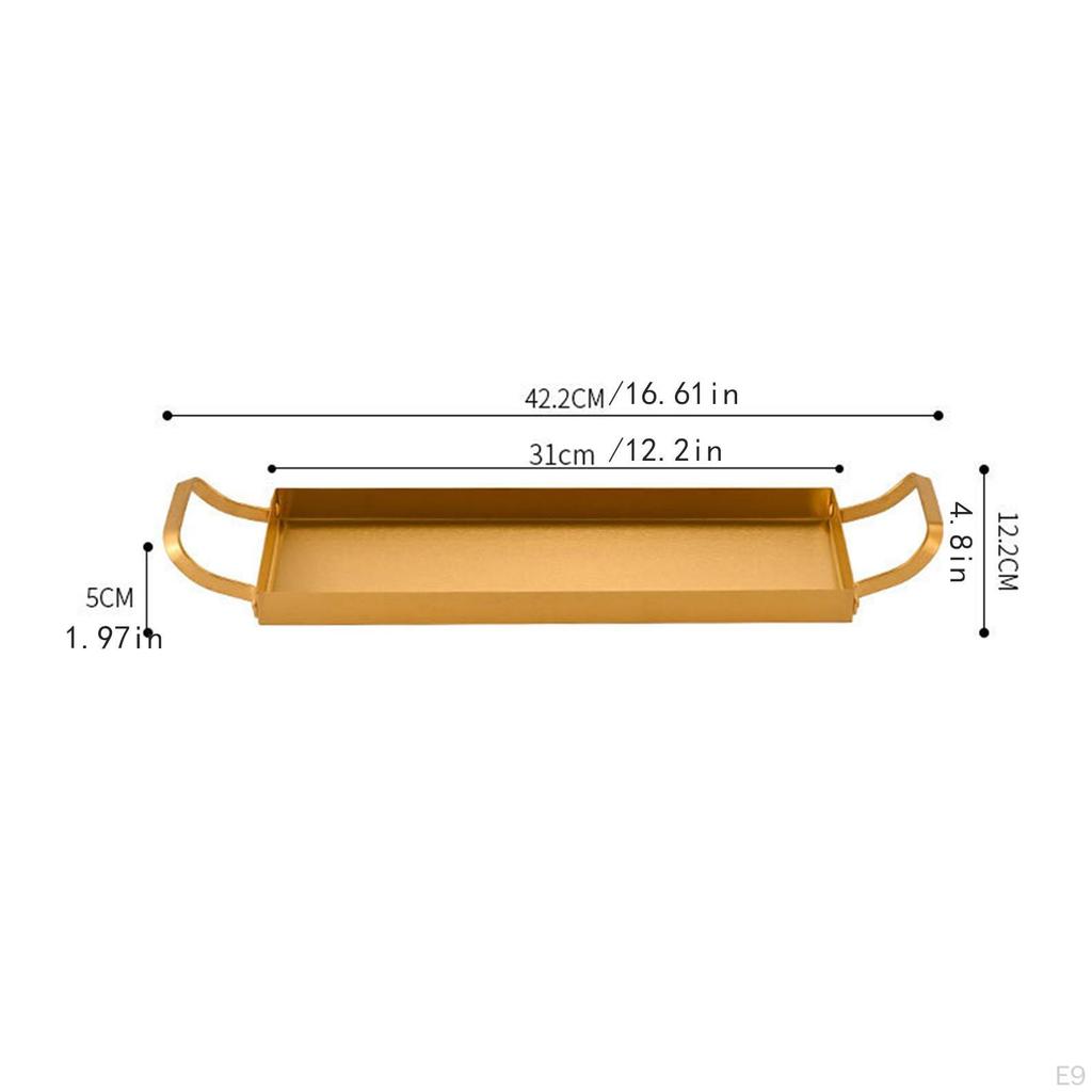 Rectangular Platters Baking Pan Breading Tray Stainless Steel Sheet for Desserts Home