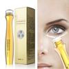 Straffendes Gel zur Entfernung von Augenringen und Falten. Straffende Augencreme mit goldener Collage