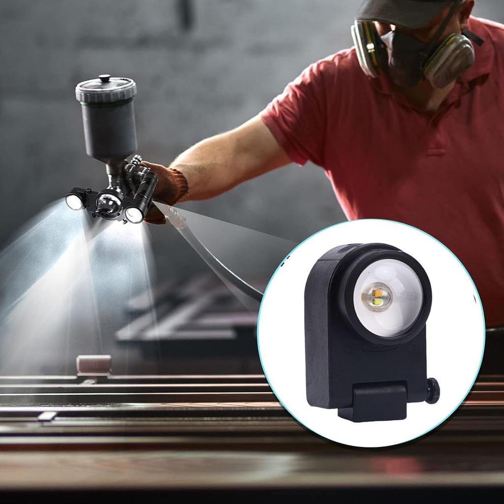 Sprøyteverktøy Lys 3 Nivåer Lysstyrke Profesjonelt Sprøytemalingsbelysningssystem Sprøyting Ekstra Oppladbart Lys