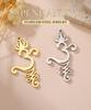 Dawapara Unalome Pendant OM Lotus Flower Charm for Jewelry Making Stainless Steel Spiritual Yoga Symbol Buddhism Accessories