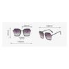 Large Frame Vintage Sunglasses Man Woman Brand Designer Fashion Advanced Luxury Square Sun Glasses Female Non-polarized Fashion Accessory
