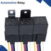 4 5 Pin 4P 5P 40A Waterproof Car Relay Long Life Automotive Relays Normally Open DC 12V/24V Relay For Head Light Air Conditioner