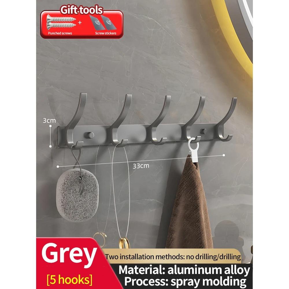 No Drill Door Behind Hook Storage Wall Hanging Clothes Hanger Coat Hook Punch-Free Hanger Bedroom Organizer Storage Kitchen