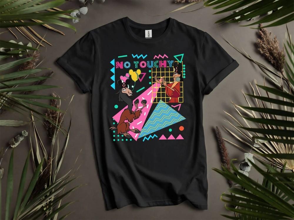 

Retro 90s Kuzco Llama No Touchy T-shirt T shirt Men Women Unisex Tshirt K636 4XL