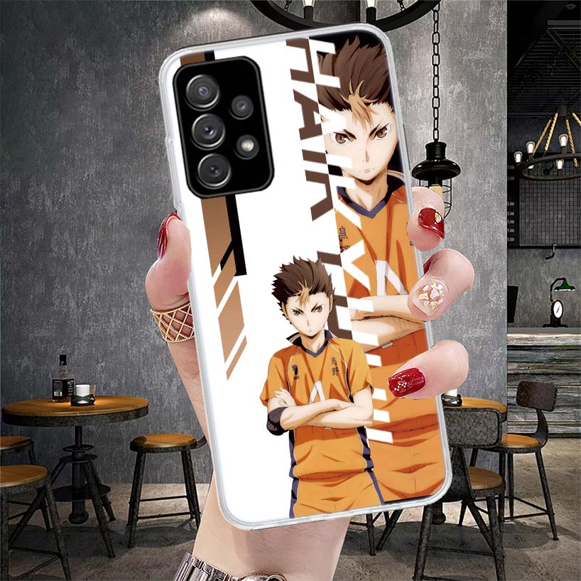 

Чехол для телефона Haikyuu Oya School Volleyball для Samsung Galaxy A12 A22 A32 A52 A72 A02S A51 A50S A71 A70 A31 A20S Note 20 Ult Samsung A02