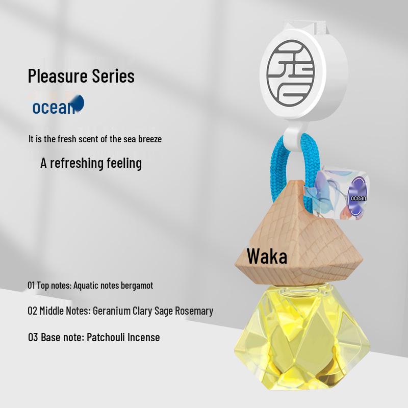 Wa Liu Xiang Car Air Freshener Pendant: Long-lasting Aromatic Fragrance and High-end Gift