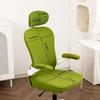 3PCS/Set Computer Swivel Chair Cover Universal Ergonomic Game Chair Cover with Headrest Armrest Cover for Office Home