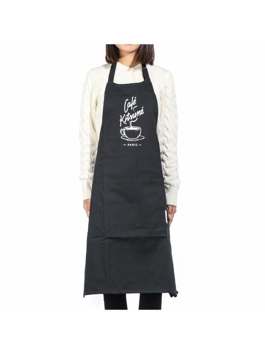 MAISON KITSUNE 24FW (CKMU08202WW0111 BLACK) Unisex Apron FREE