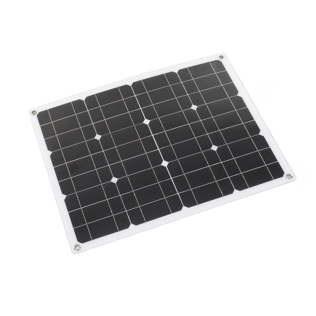 Painel Solar Monocristalino 40W 18V com Controlador 100A IP65 À Prova d'Água Alta Eficiência para