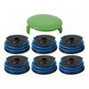 1.65mm Line Diameter Lawn Mower Spool Replacement Spools Trimmer Spool Kit