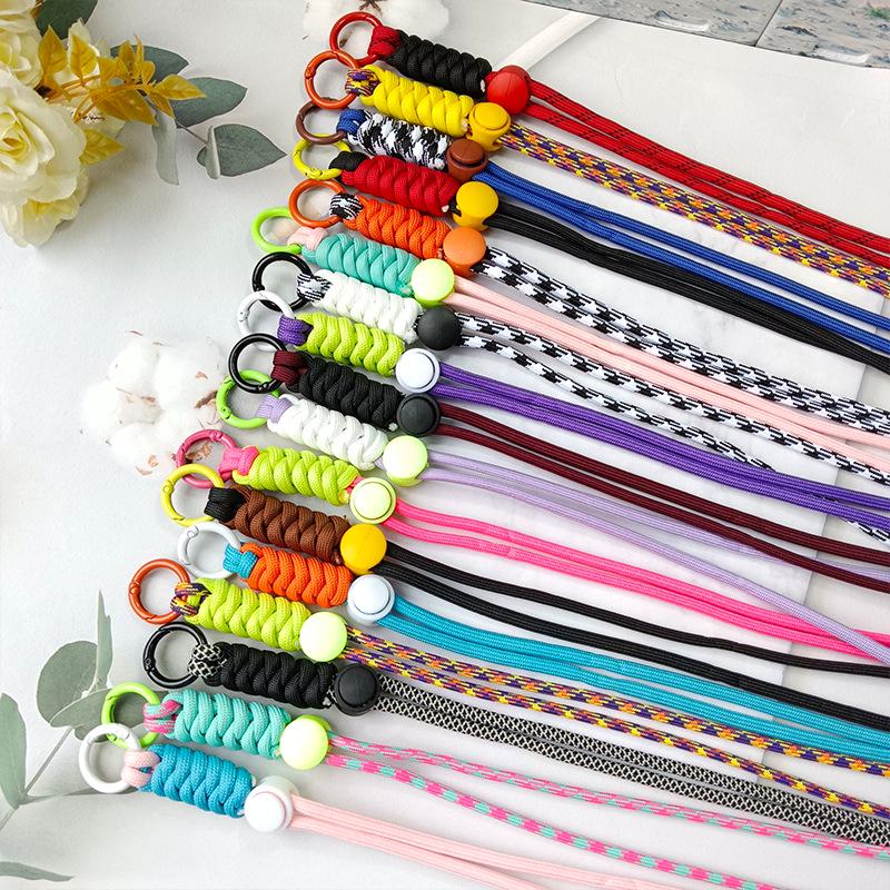 

Creative Mobile Phone & ID Card Woven Lanyard - 46CM Keychain Holder