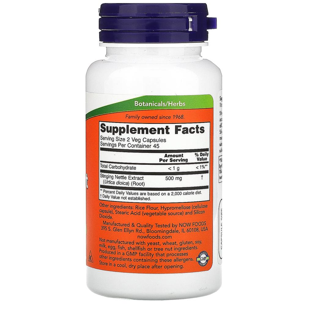 Nettle Root Extract, 250Mg, 90 Veggie Caps