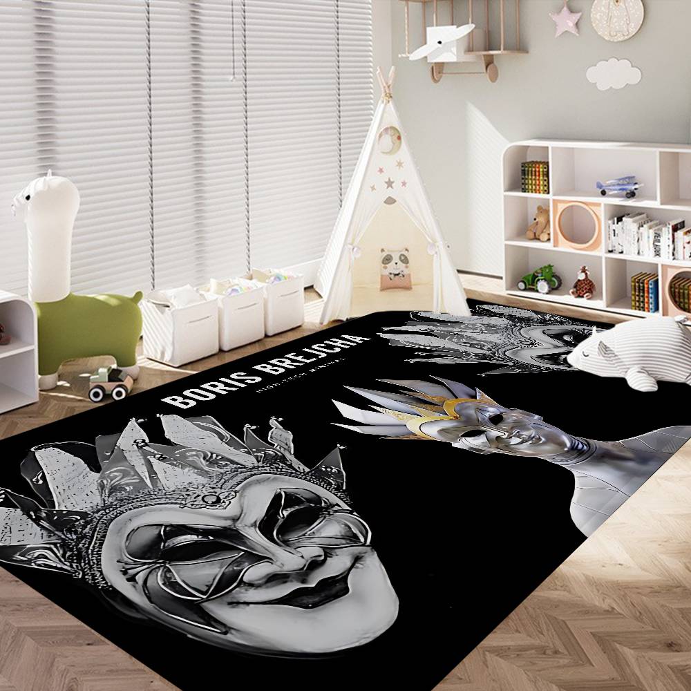 DJ Boris Brejcha Floor Mat Rectangle Anti-slip Home Soft Badmat Front Door Indoor Outdoor Mat El Decor Mat