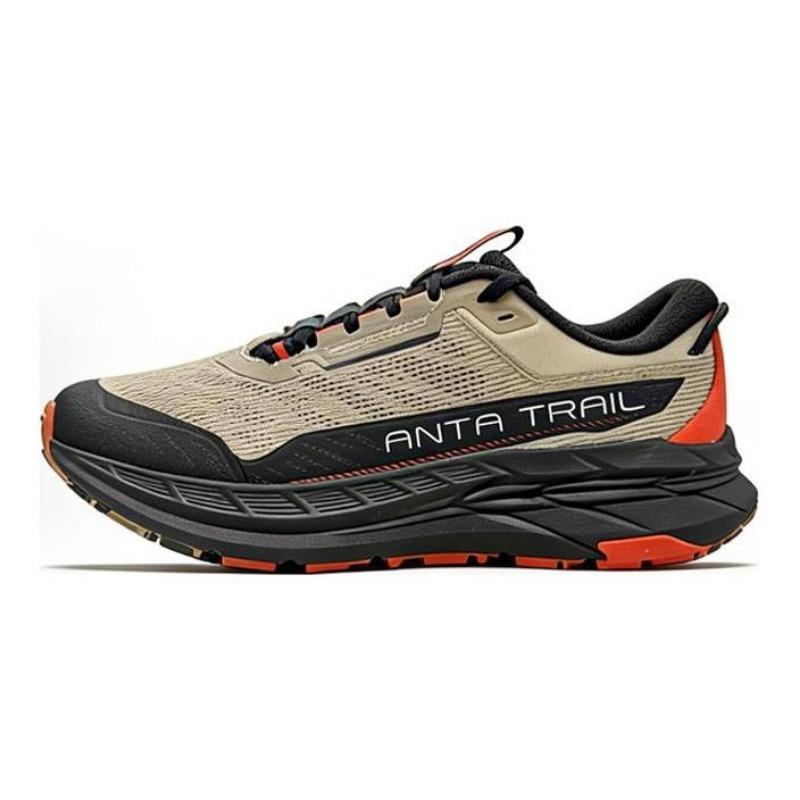 Anta Kunlun men outdoor running shoes khaki orange cushioned durable resilient 112625591-4 43