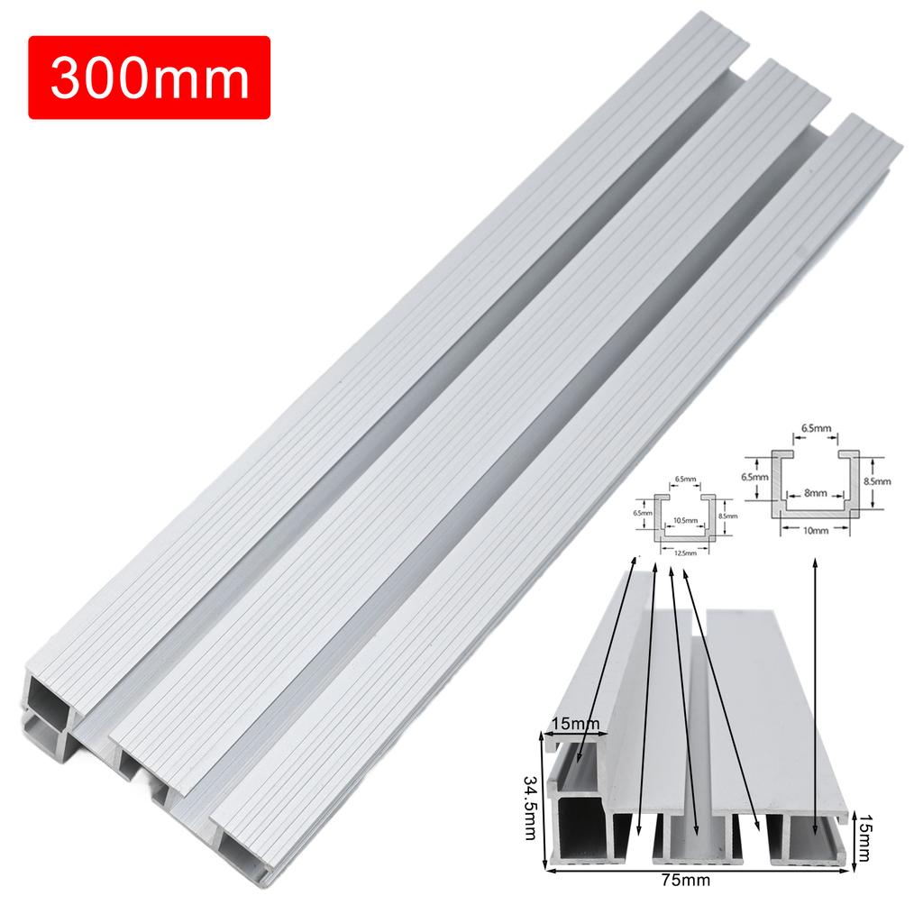75 Type Miter Track Aluminium Miter Track Fences Long Durability Strong Strength Wear Resistance Weather Resistance