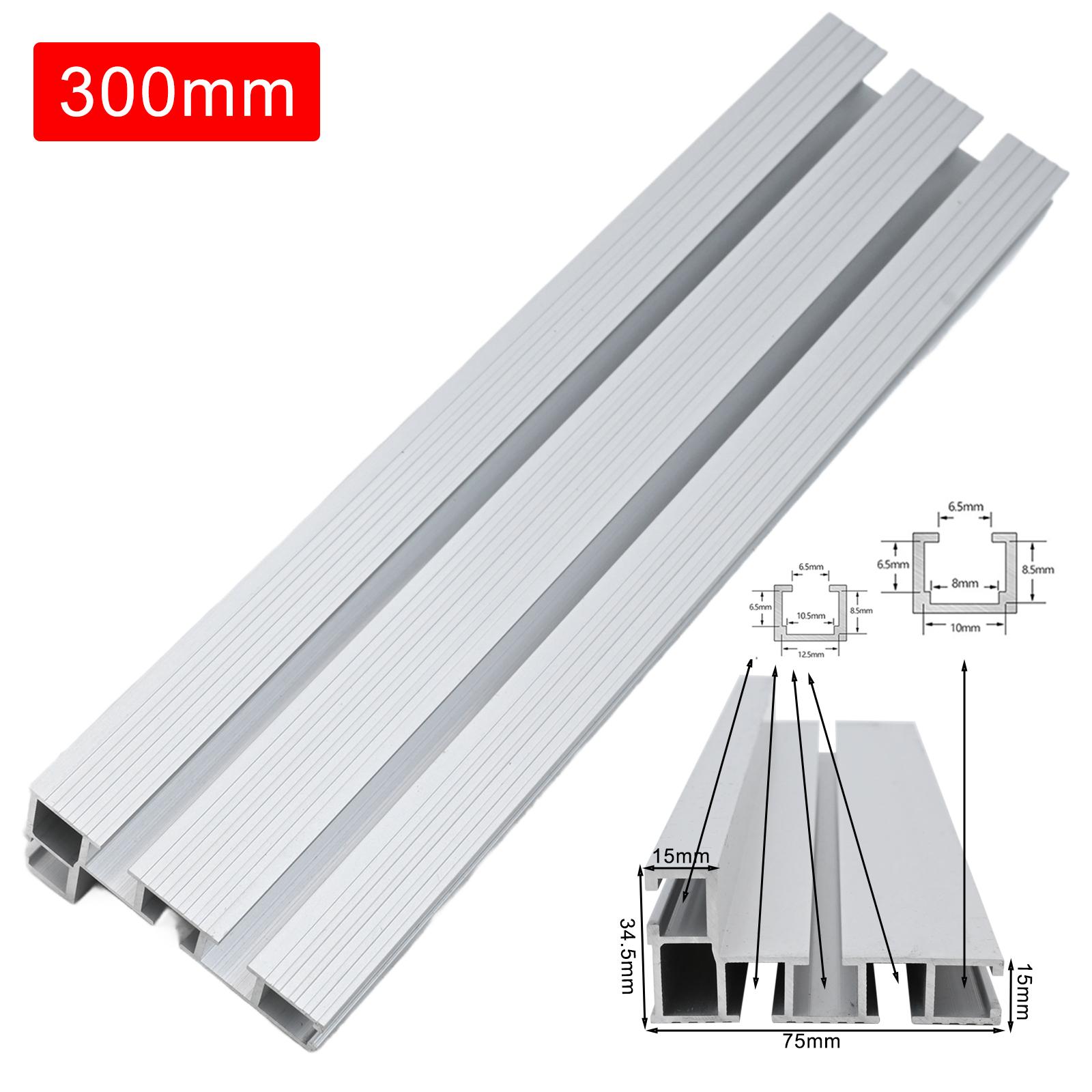 

For Router Table 75 Type Miter Track Aluminium Miter Track 300mm 11.8 Wear Resistance Fences Long Durability