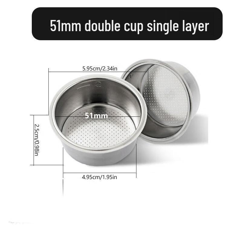 Shangqi 58MM Metal Coffee Portafilter Filter Basket