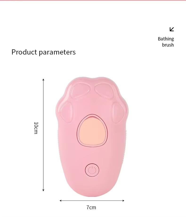 

Расческа для домашних животных 1 шт., принадлежности для ухода за кошками и собаками, спрей для удаления шерсти, массажная расческа, чистящая ванна, липкая щетка для волос, щетка для кошек и собак розовый