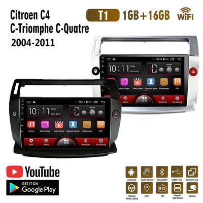 2 Din For Citroen C4 C-Triomphe C-Quatre Pallas 2004-2011 Car Radio Android WiFi Multimedia Player GPS 1+16GB