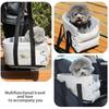 Soft Puppy Car Seat Cute Dog Car Backpack Multifunctional Pet Booster Seat  Outdoor Travel