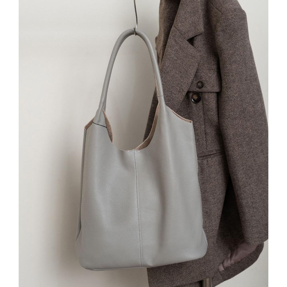 

Женские сумки из коровьей кожи, женские сумки на одно плечо, модные многосекционные вместительные практичные сумки-ведра премиум-класса