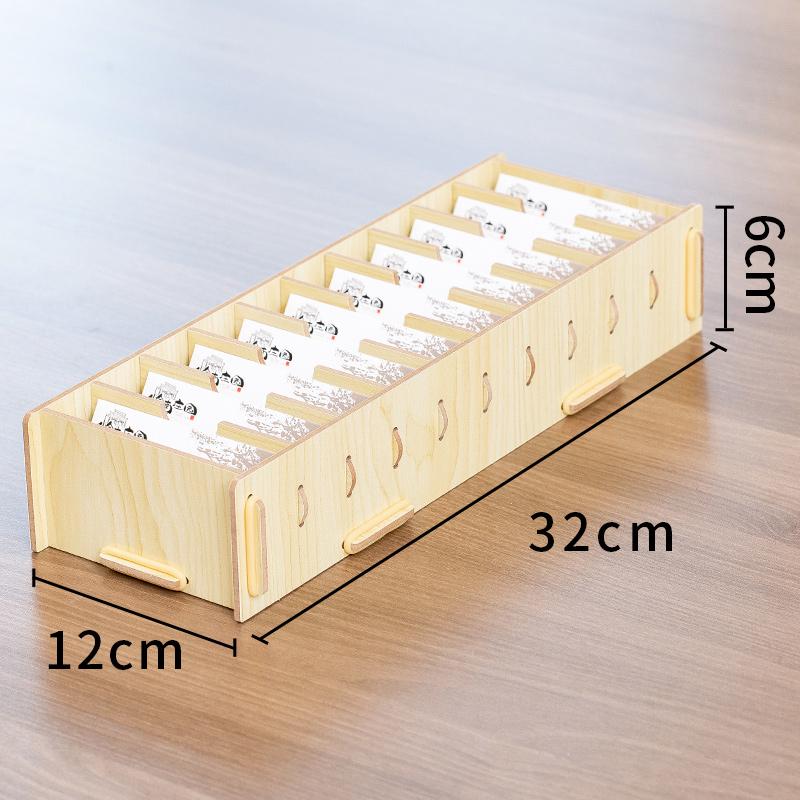 Creative Large Capacity Business Card Holder & Organizer Box