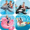 Intex Pvc Inflatable Ride-on Animal Swim Floats For Kids And Adults With Fun Designs