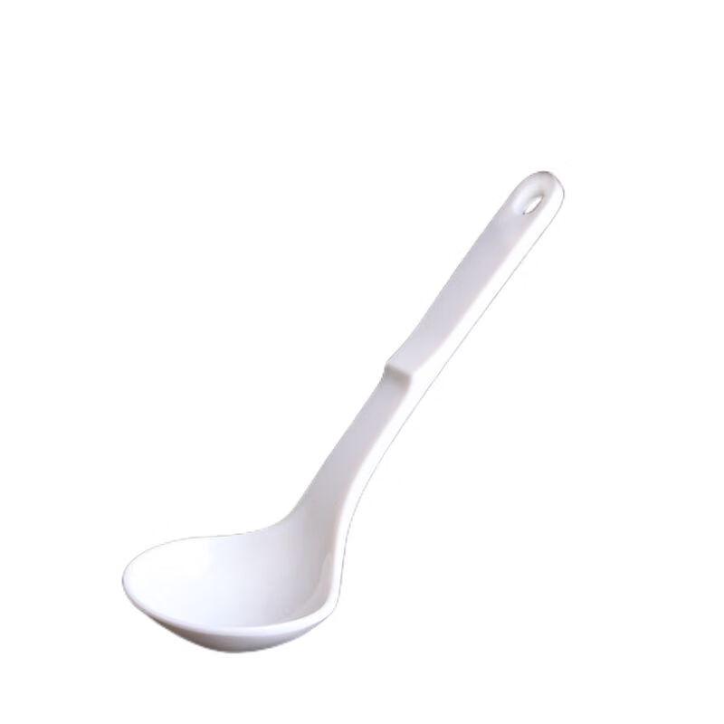 Qianxing A8 White Melamine Spoons & Ladles