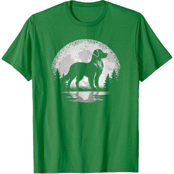 Vintage Golden Retriever Moon Men Women Golden Retriever T-Shirt