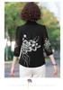 2026 European Style Women's Ink Painting Short Sleeve Shirt
