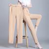 Women's Ice Silk High Waist Skinny Harem Pants - Slimming, Versatile, Trendy Suit Trousers