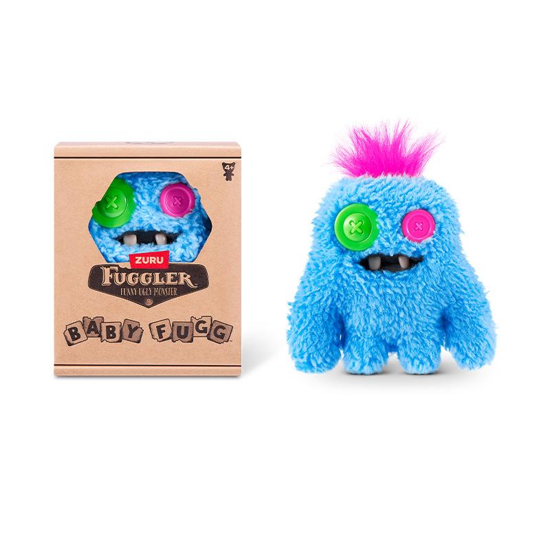 Original Fuggler Baby Fugg Series 4th Generation Mini Soft Plush Doll Teeth Monster Ugly Cute Funny Toy Chlidren Christmas Gift