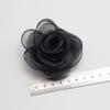 Hand-sewn Floral Camellia 3D Applique Brooch Patch for Clothing Decoration