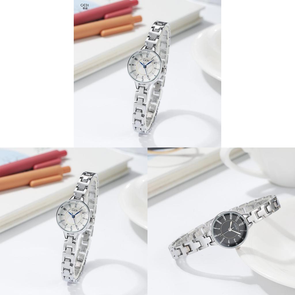 Gedi Fashion Ladies Quartz Watch With Decorative Dial For Casual Wear