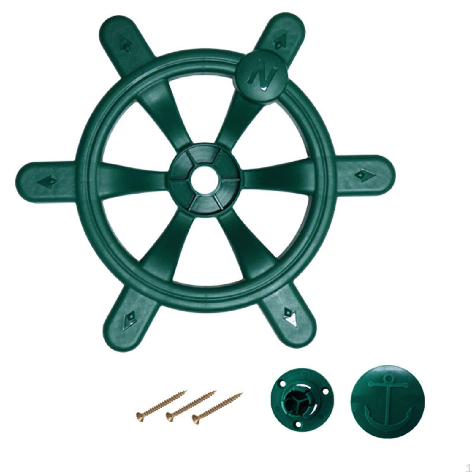 Pirate Craft Wheel Construction Kids Steering Smooth Edges Playground Boat for Young
