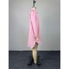 Women's 2026 Summer New Fashionable Turn-down Collar Buttoned Loose Striped Long Sleeve Mid-length Shirt