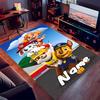 Custom personalization Paw Patrol Print Area Rug - Soft, Washable Non-Slip Indoor Mat,Living Room,Home&Office Decorative Rug