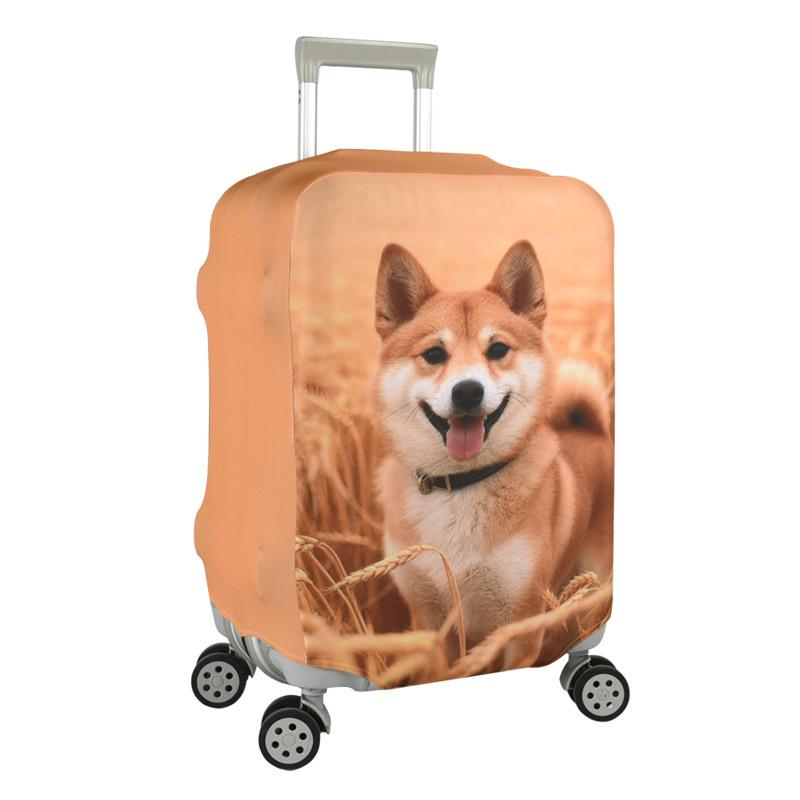 Benutzerdefinbarer Elastischer Verdickter Reisekoffer Schutzbezug mit Bilddruck