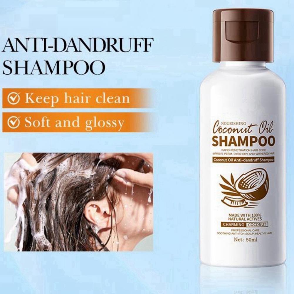 Huile de Coco Soin Cheveux Bain Voyage Ensemble 3 Pièces Shampoing/Masque Capillaire/Gel Douche