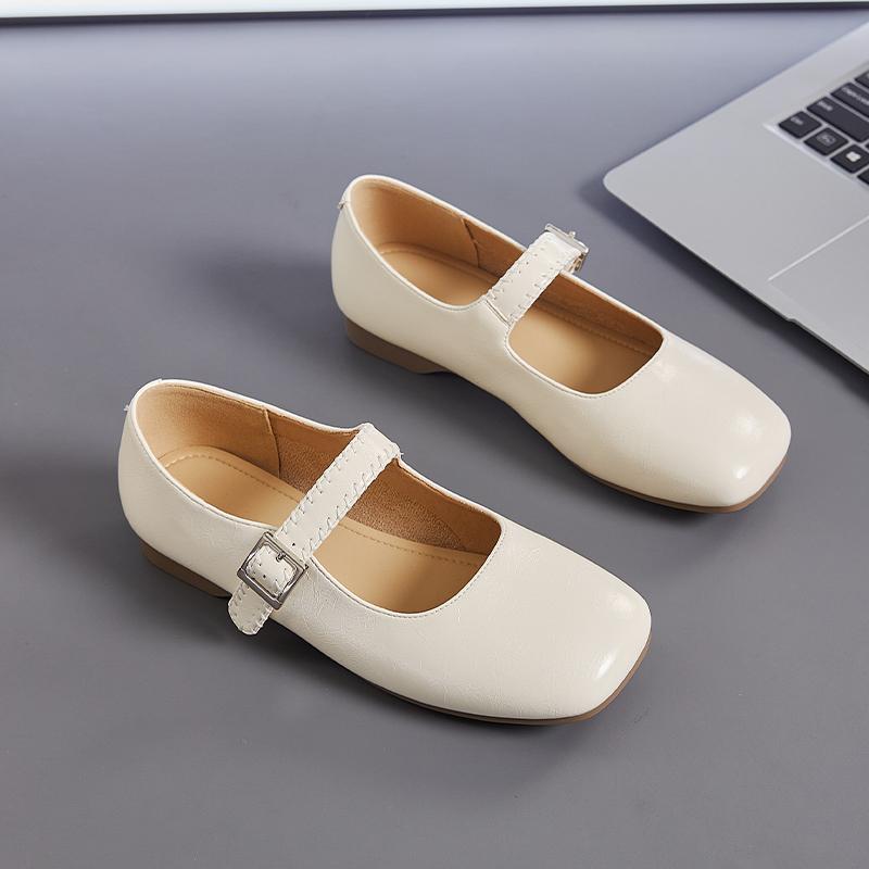 Fashion AIYUQI Mary Jane Shoes Women's Square Toe 2025 New Buckle Casual Fashion Shoes Women Commuter Women's Shoes